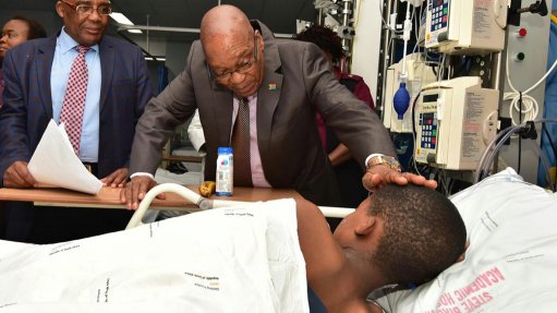 Zuma impressed with Steve Biko hospital, nuclear unit