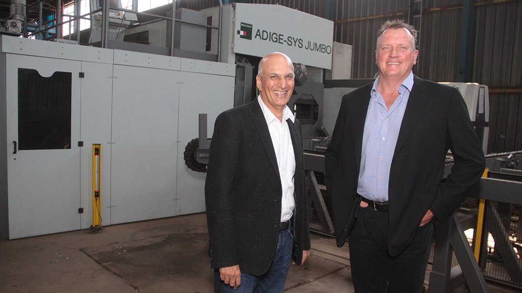 LT20 TUBULAR LASER
Chadha (left) and Rippon’s investment in the LT20 was prompted by winning two significant power generation projects