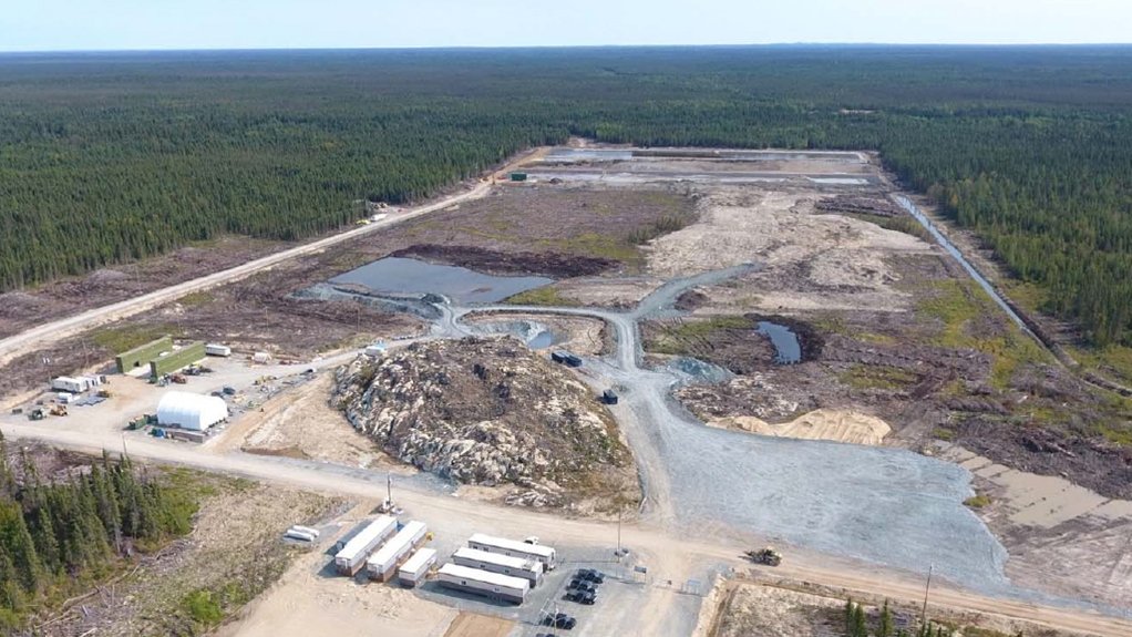 Construction underway at Gowest Gold's North Timmins gold project, in Ontario