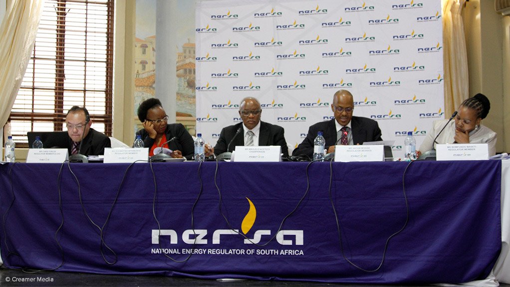 Nersa's Chris Forlee, Khomotso Mthimunye, Mbulelo Ncetezo, Jacob Modise and Nomfundo Maseti