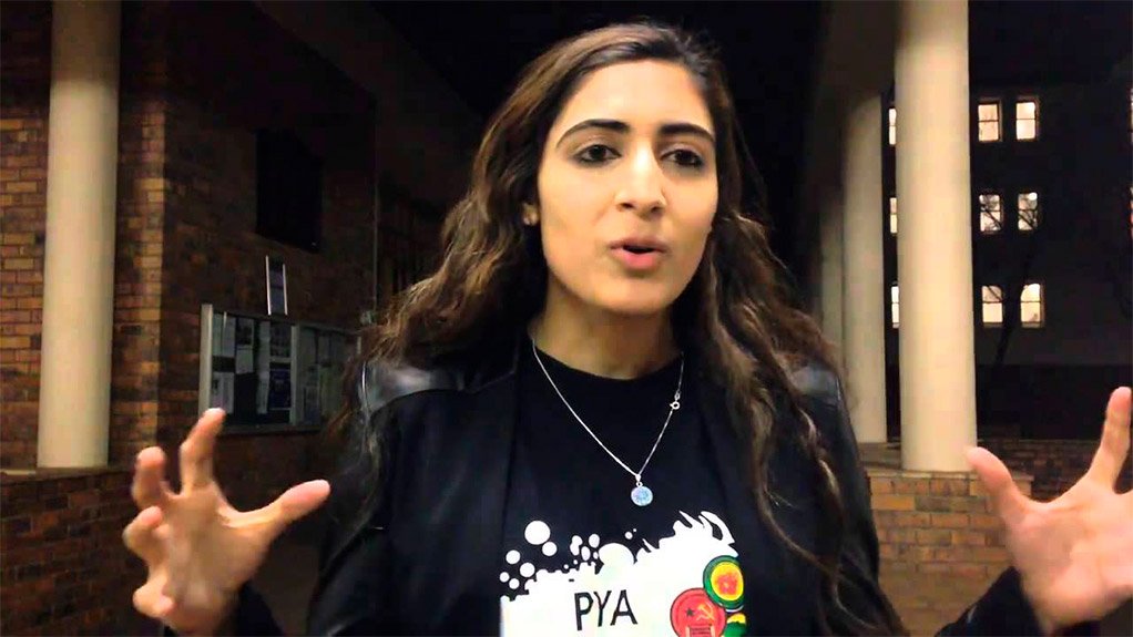 Former SRC president at Wits University Shaeera Kalla