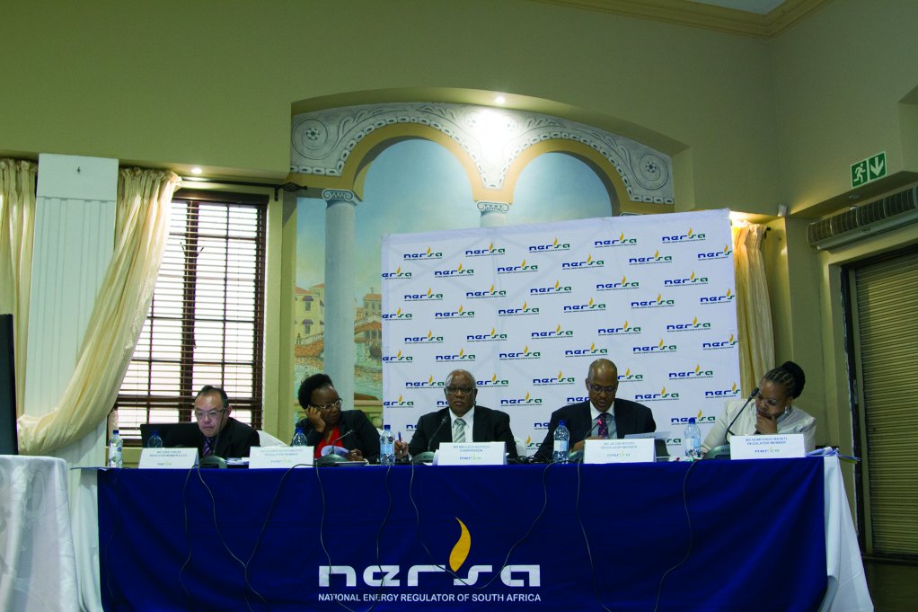 THE ADJUDICATORS Nersa's Chris Forlee, Khomotso Mthimunye, Mbulelo Ncetezo, Jacob Modise and Nomfundo Maseti at the Gauteng hearings