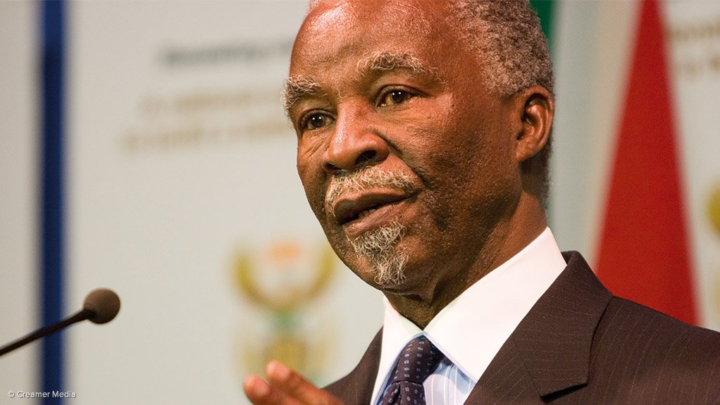 Former South Africa's President Thabo Mbeki