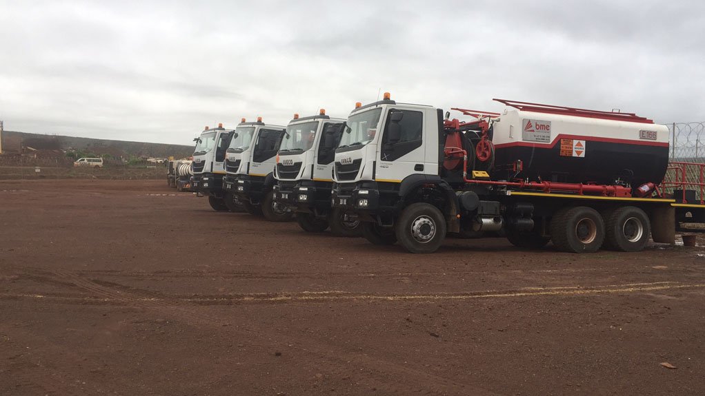 SERVICE OFFERING
BME will carry out ore blasting using its BME’s Axxis electronic detonation system and will deploy four 20 t emulsion trucks, as well as a stemming truck
