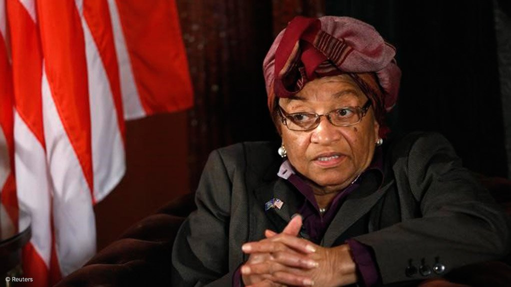 Incumbent Liberian President Ellen Johnson Sirleaf