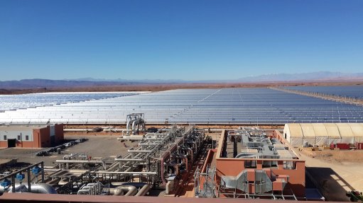 The Noor concentrated solar power project’s Phase 1

