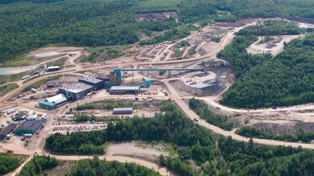 The Caribou mine, in New Brunswick