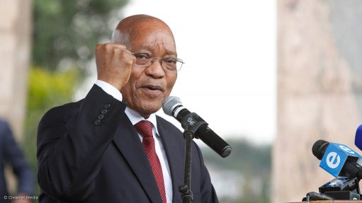 SA: President Jacob Zuma hosts President Kenyatta of Kenya