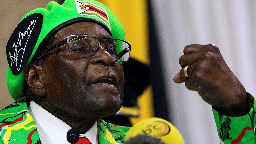 Former Zimbabwean President Robert Mugabe