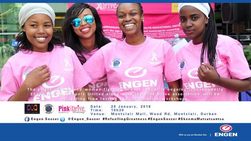 Engen and SuperSport United, join the PinkDrive to raise cancer awareness