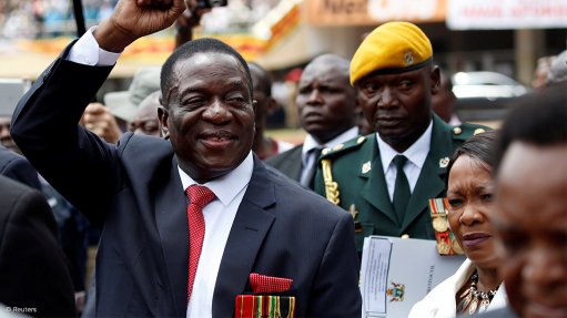 Zimbabwe's Mnangagwa says to hold elections in four to five months