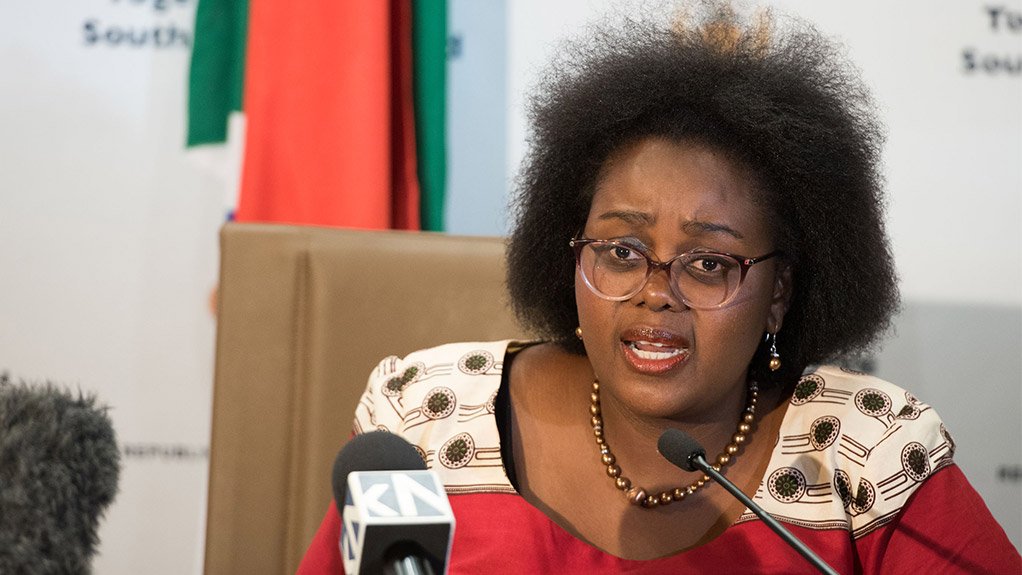 Communications Minister Mmamoloko Kubayi-Ngubane
