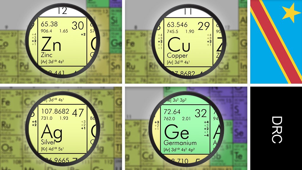 Kipushi zinc/copper/silver/germanium mine