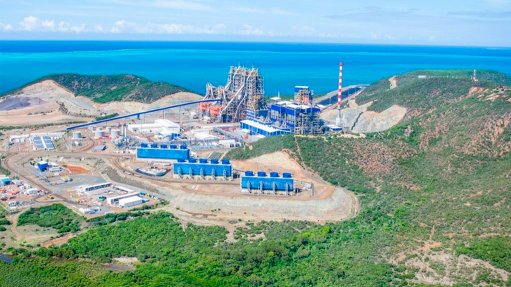 Koniambo nickel mine, New Caledonia, where full-year production was 29% up

