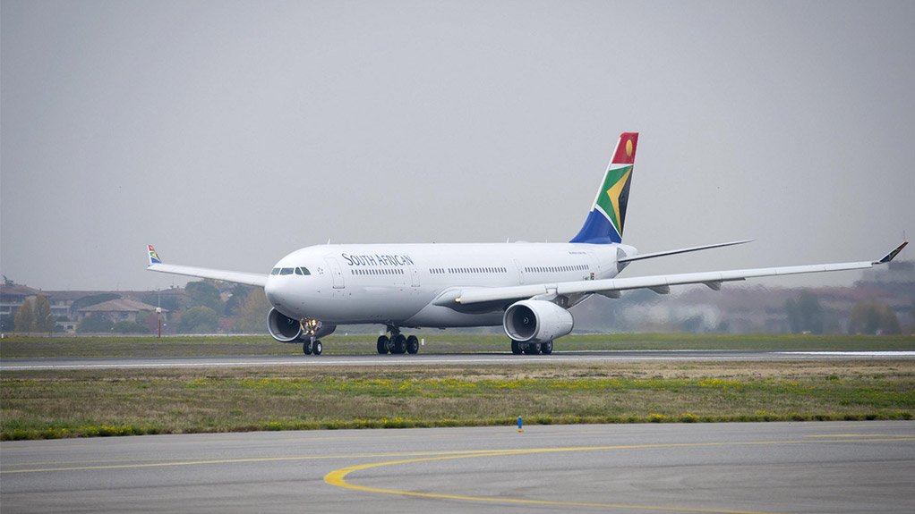 One of SAA’s new A330-300 airliners