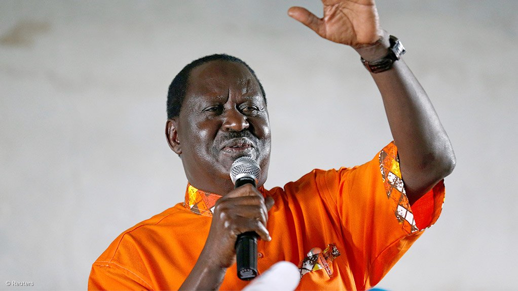 Kenyan opposition leader Raila Odinga