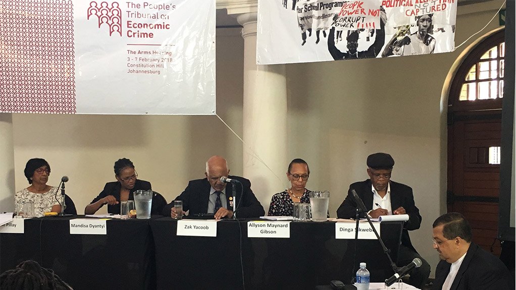 People’s Tribunal seeks to uncover more on S Africa’s economic crimes
