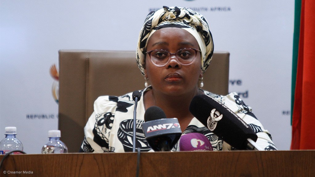 Communications Minister Mmamoloko Kubayi-Ngubane