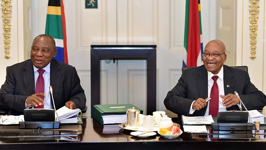 Cyril Ramaphosa & Jacob Zuma