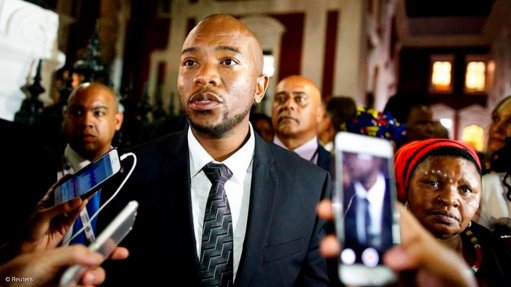 If Ramaphosa can't do it, let Parliament – Maimane