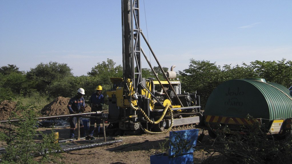 Drilling in Botswana