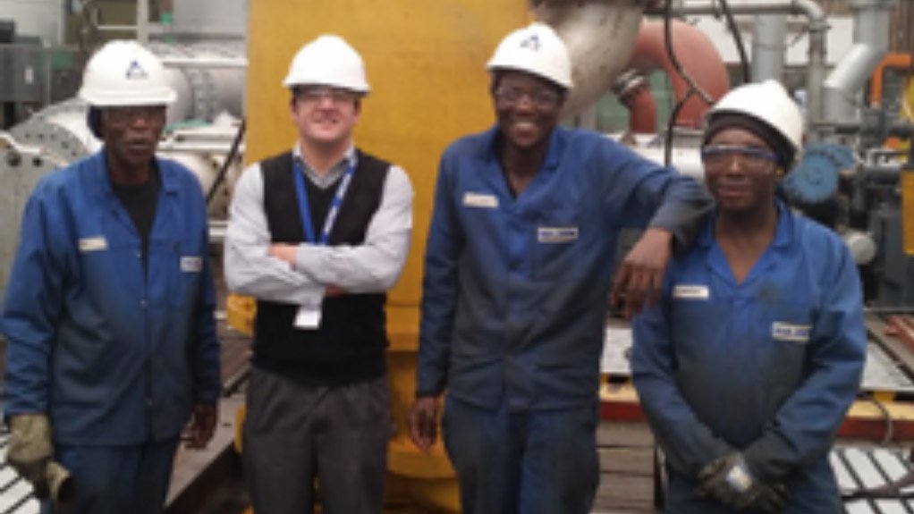 The SULZER PUMPS team after successfully testing a HIPPO Flameproof Medium-High Voltage; High Volume; Submersible Slurry Pumps