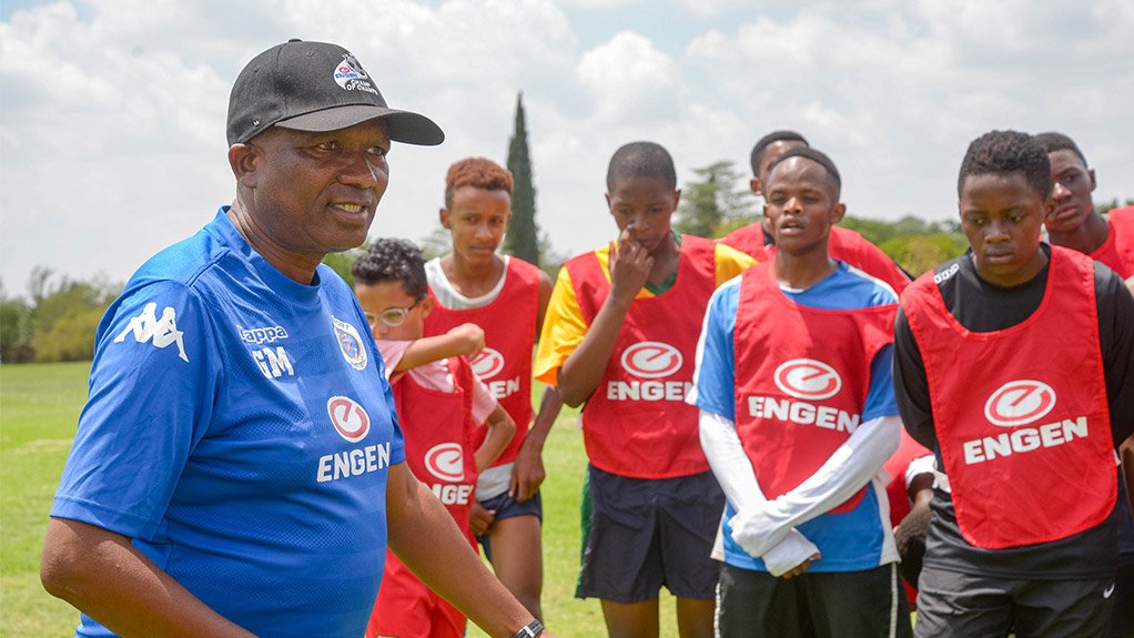 Engen and football partners SuperSport United inspire grassroots football in Bloemfontein