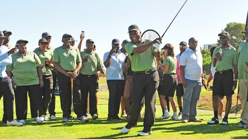 Ramaphosa charms at Presidential Golf Day