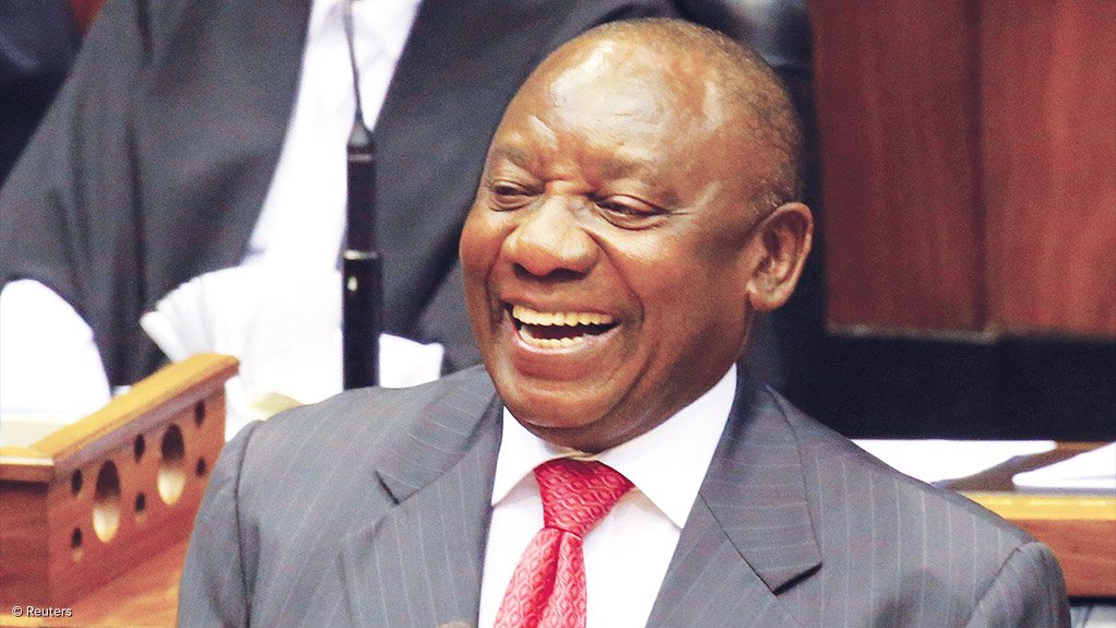  	CYRIL RAMAPHOSA His ascension to the Presidency has resulted in many analysts becoming more optimistic