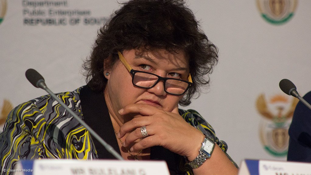 Former Public Enterprises Minister Lynne Brown
