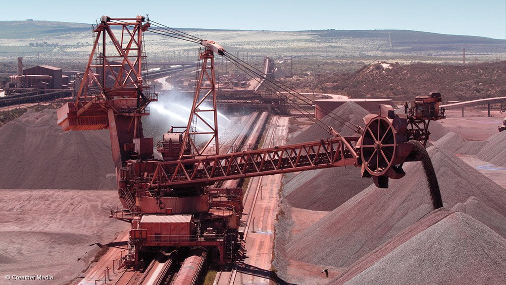 MINE-LINKED INVESTMENT The iron-ore channel expansion from 47-million tons a year to the current 60-million tons a year was completed in 2013