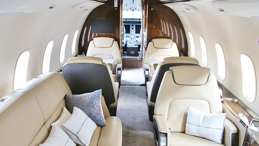 ExecuJet's Bombardier Challenger 350 interior