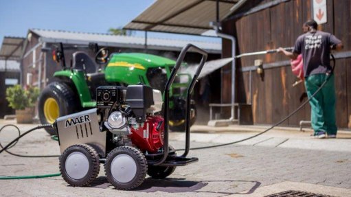 Maer high-pressure washers for agriculture on show at NAMPO 2018