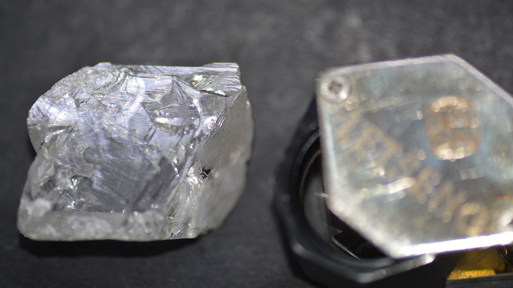 152 ct diamond recovered from Letšeng mine, in Lesotho