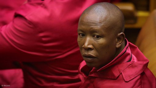 Land expropriation: No one must be intimidated, says Malema