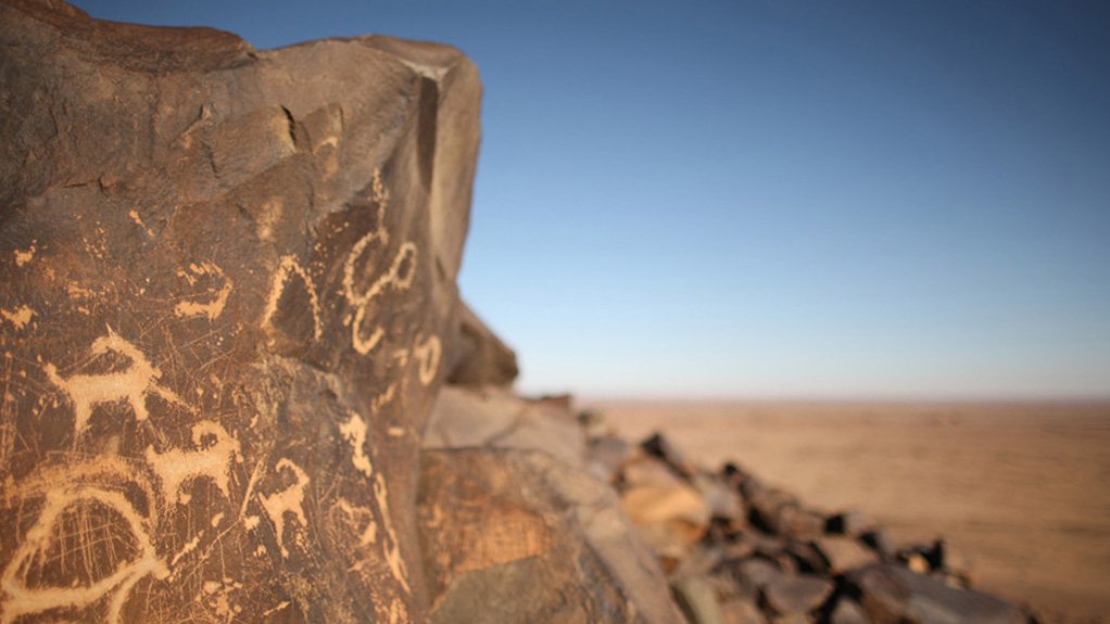 Ancient petroglyphs from Javkhlant rock, near the Oyu Tolgoi project area in Mongolia.