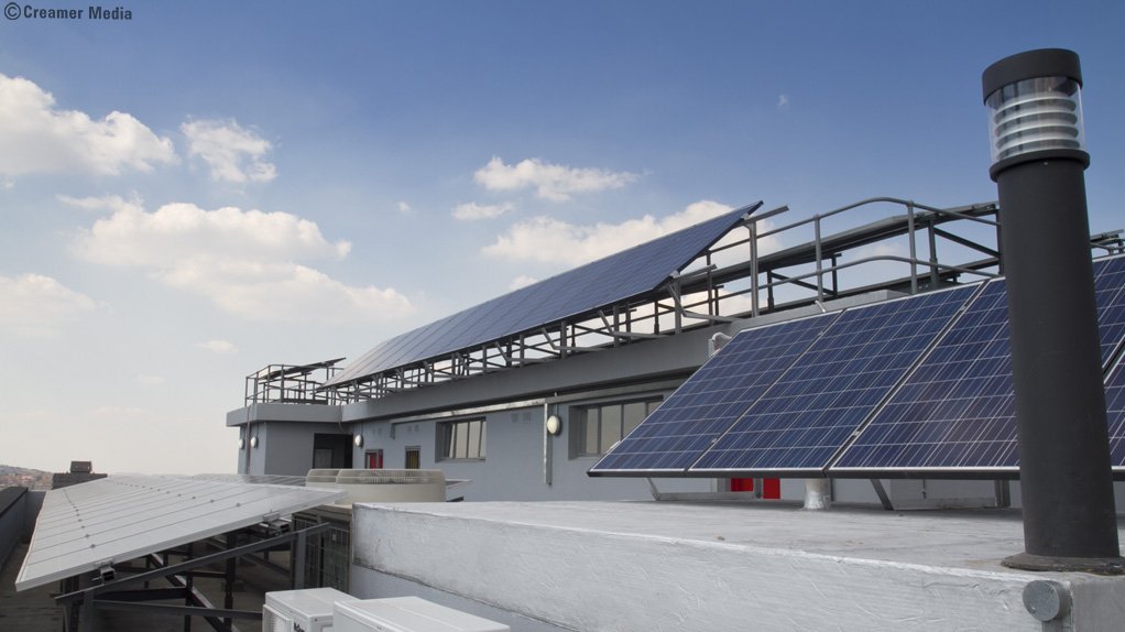 Numsa installed rooftop solar at its Johannesburg office in 2013.