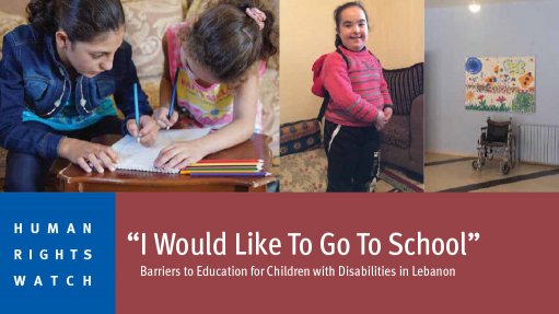 Barriers to Education for Children with Disabilities in Lebanon