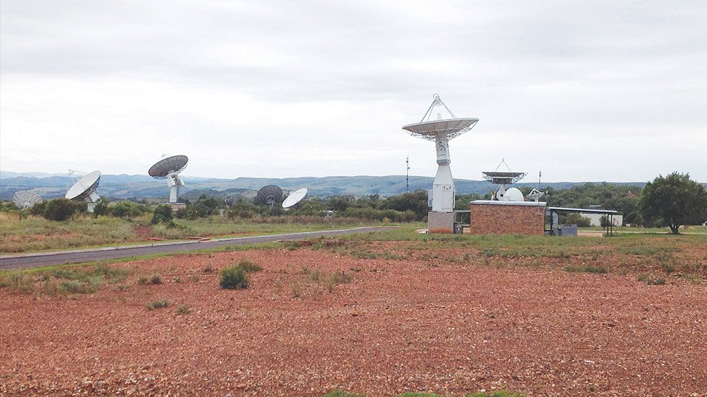 SOUGHT AFTER A view of part of the Sansa Space Operations complex at Hartebeesthoek, west of Pretoria