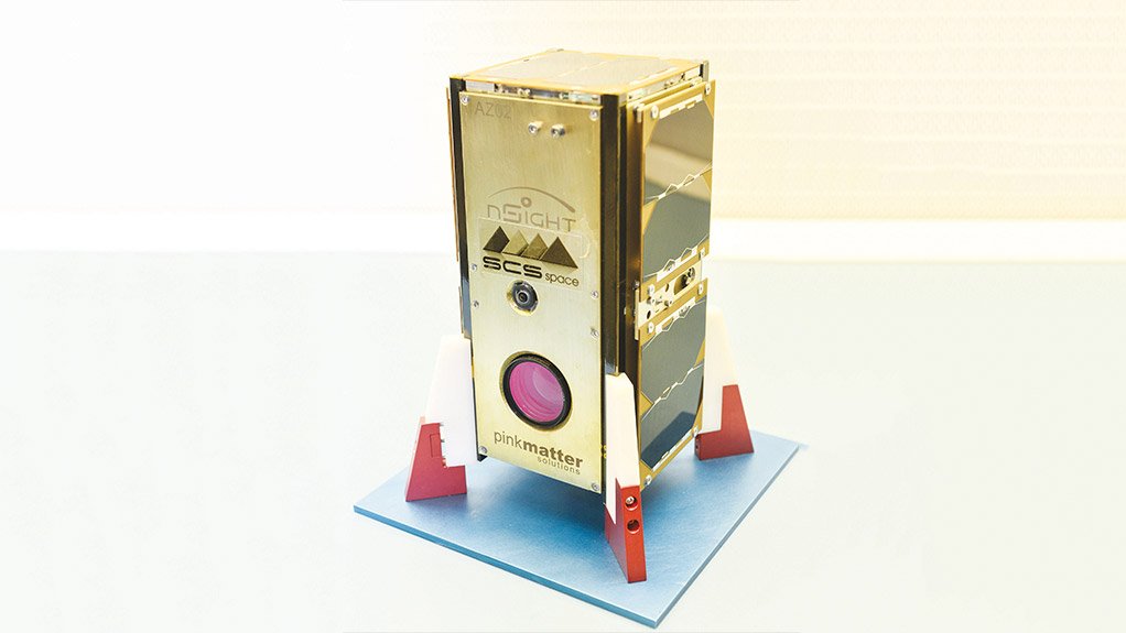  	PRECURSOR TO A CONSTELLATION SCS Aerospace Group’s nSight-1 nanoSatellite, before it was launched into space