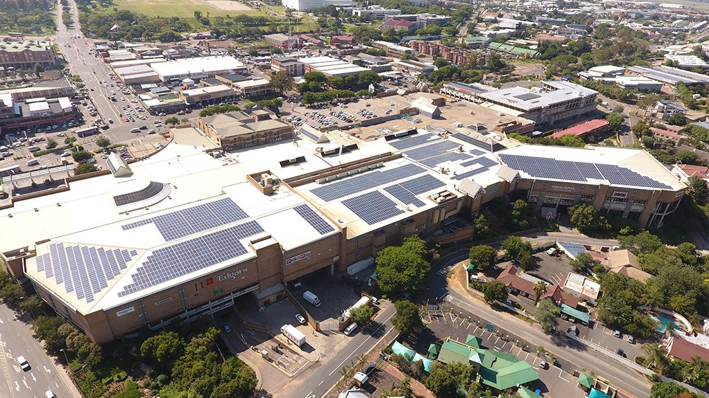 Some of the key assets where Redefine has already installed rooftop solar PV plants include Boulders Shopping Centre, in Midrand