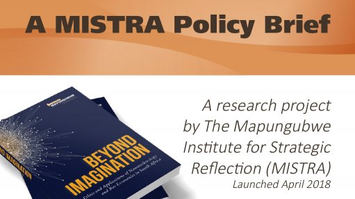 Policy Brief: A research project by The Mapungubwe Institute for Strategic Reflection Launched April 2018