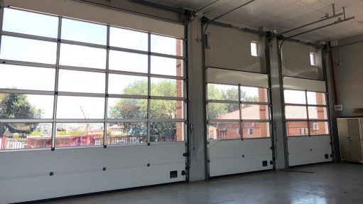 Maxiflex overhead sectional doors product of choice for fire emergency services