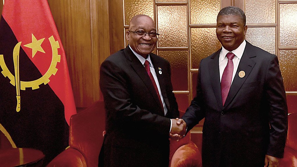 Former President Jacob Zuma & Angolan President João Lourenço
