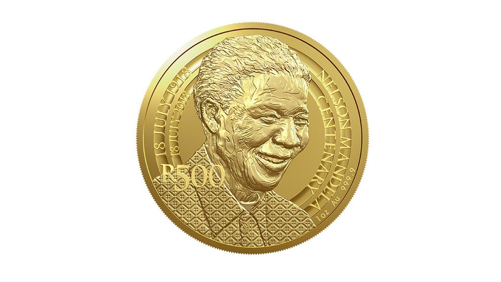 ICONIC COLLECTABLE This 1 oz, 24 ct gold coin, depicting Nelson Mandela as the elderly statesman that the world came to know and love, can be bought separately or as part of a collection