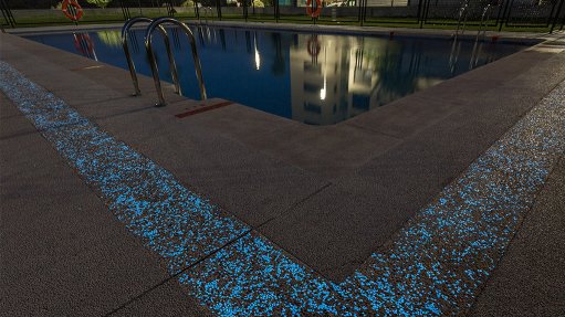 LUMINESCENT LUMINTECH
This technology contains particles that are incorporated into the concrete skin and glow in the dark
