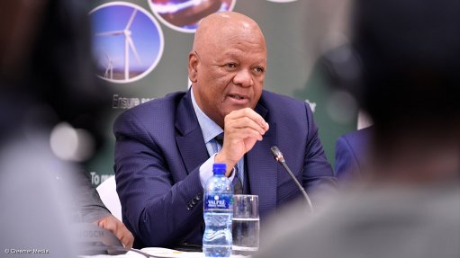 Energy Minister Jeff Radebe