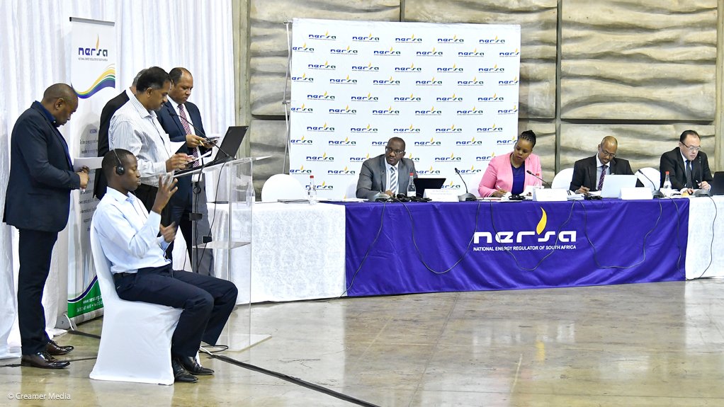The Eskom team presenting at the Nersa hearings in Soweto on Friday