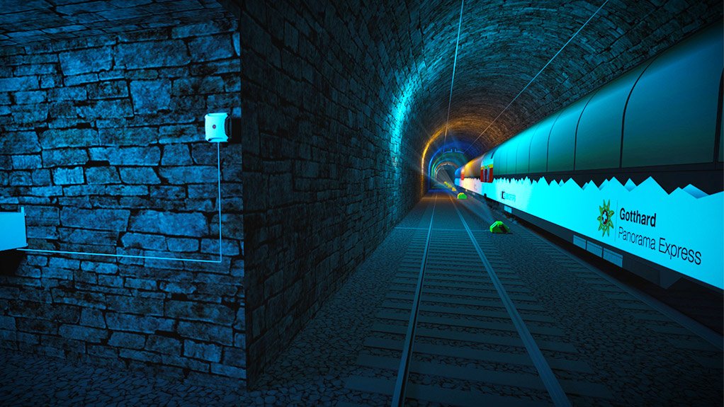 The Gotthard tunnel in Switzerland