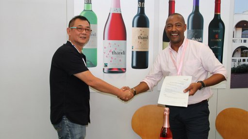 dti: Thandi wines seals deal to export range wines to China
